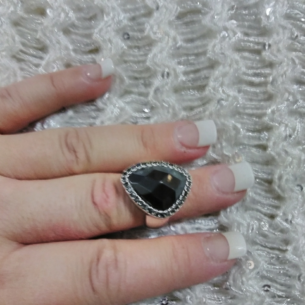 Black Onyx Stearlin Silver